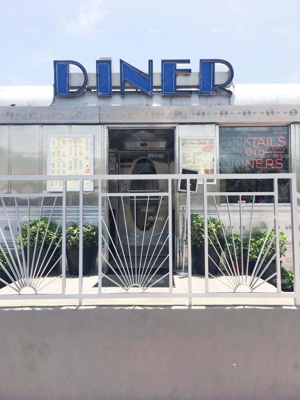 Art deco diner in Miami - Florida