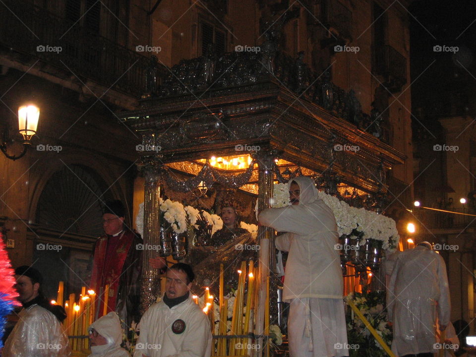 The feast of St. Agata in Catania