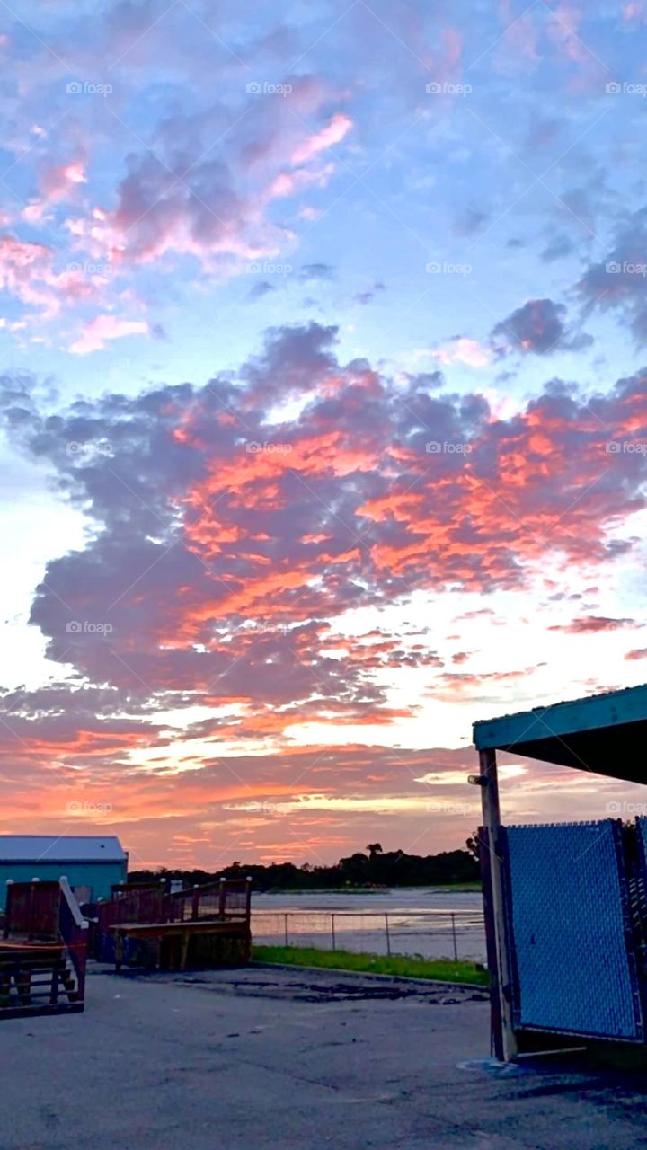 Beautiful Sunset in Mississippi.