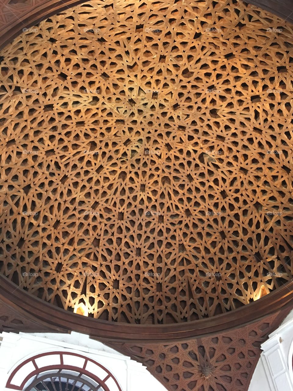 Arab-inspired dome ceiling