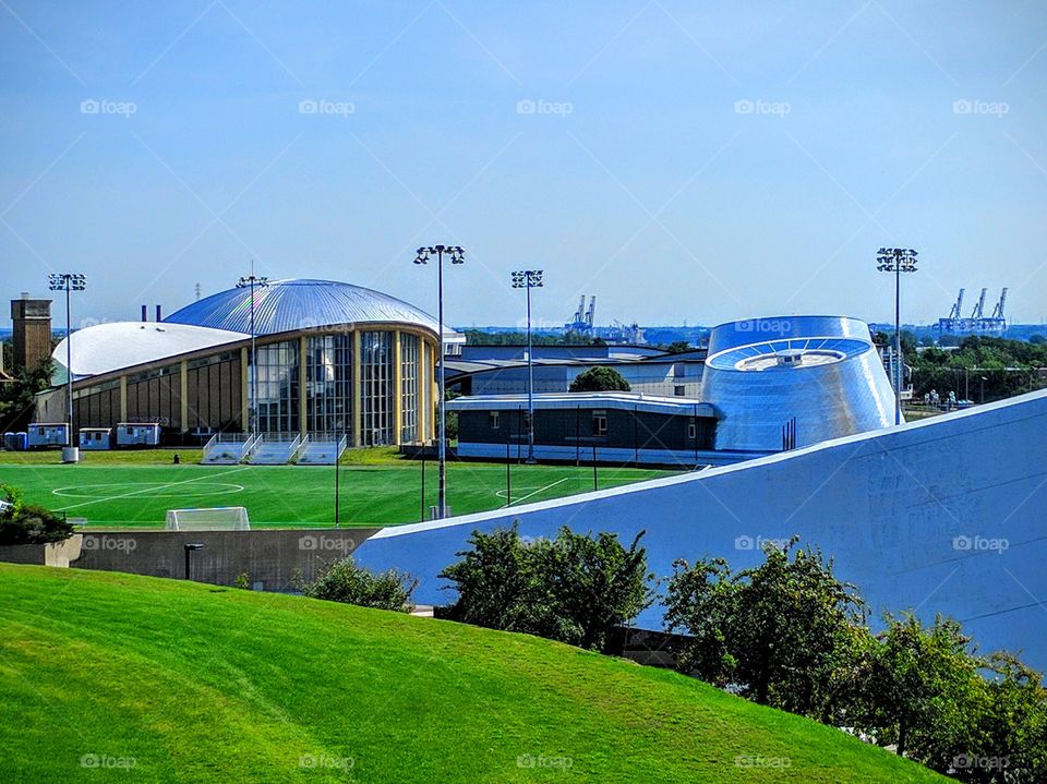 the Olympic Stadium in Montreal Canada campus