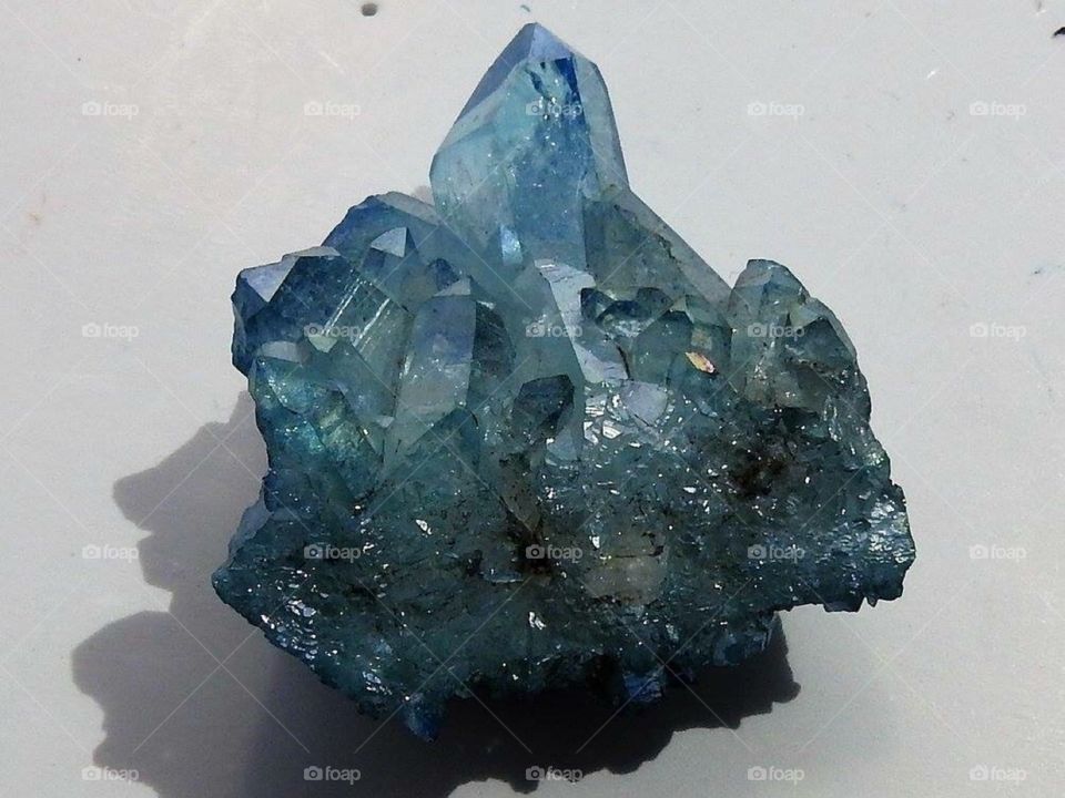 Aqua aura quartz 