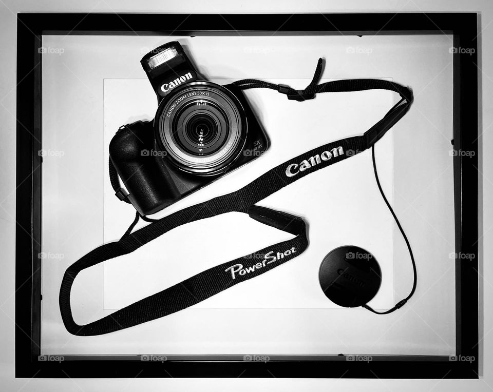 Camera in a frame…