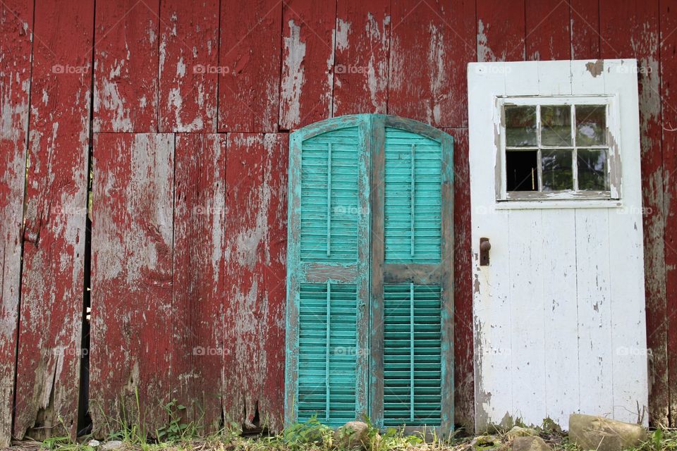 Old doors on the farm.