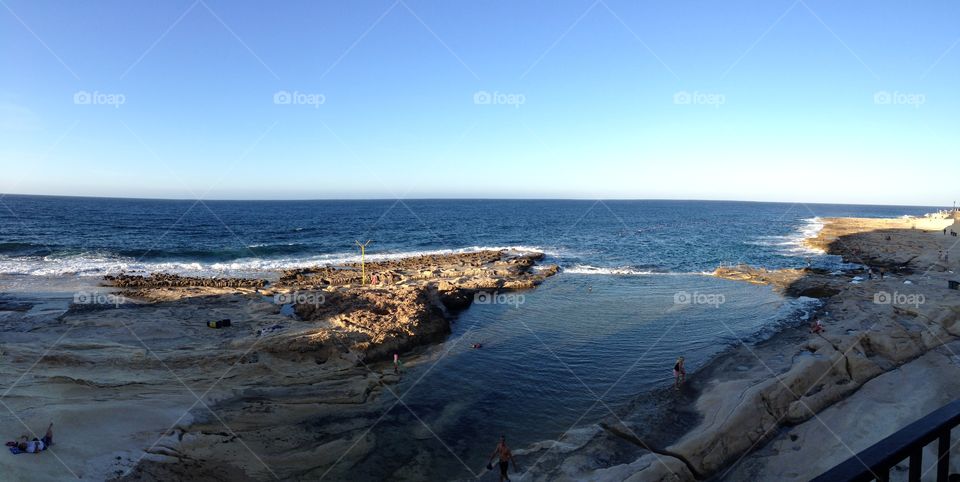 Amazing natural pool with horizon effect and nice colours