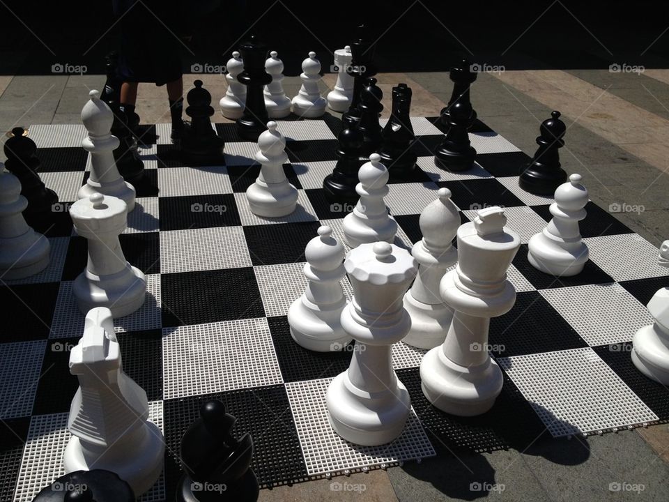 Chess at the mall