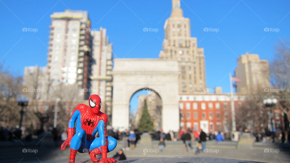 Spider-man sighting in NYC
