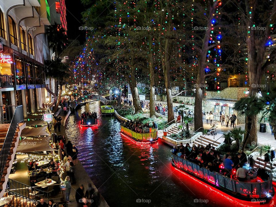 Christmas at the Riverwalk San Antonio Texas