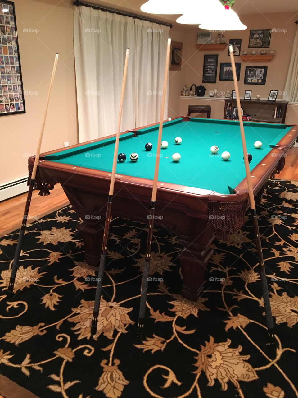 Pool table
