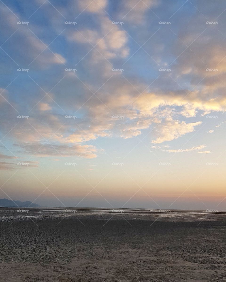 sunset and beach in Thailand