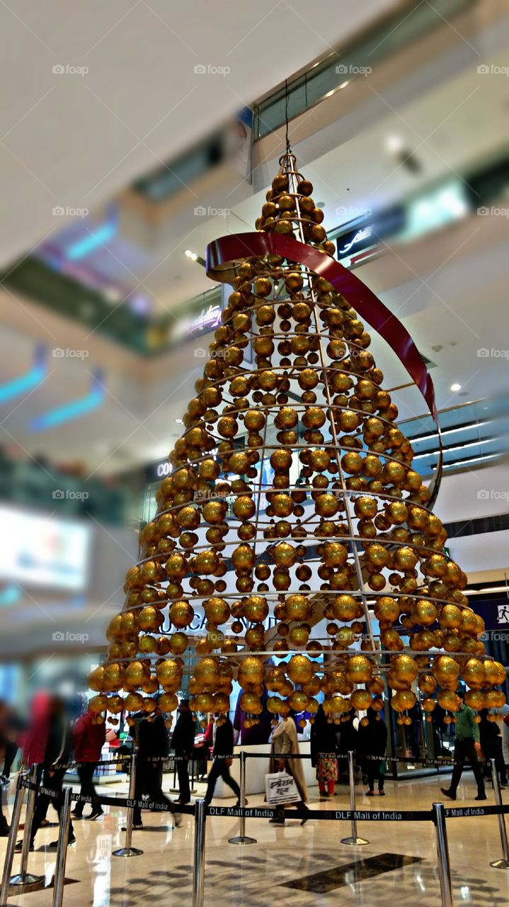 Hanging Christmas Tree, Delhi, India