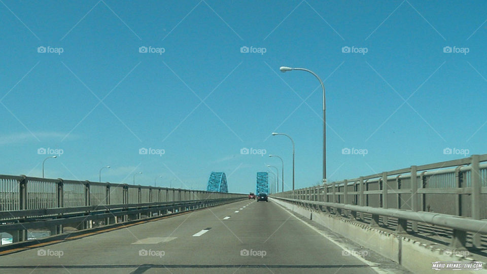 Through arch bridge