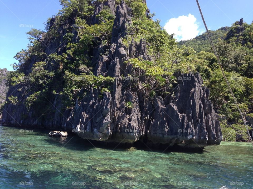 Rocks. At Coron Palawan Philippines