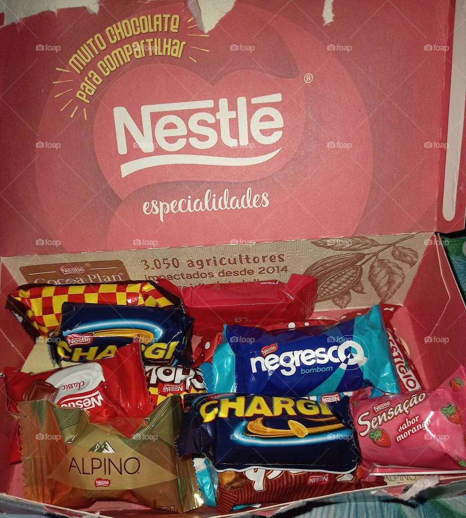 Bombons da Nestlé.