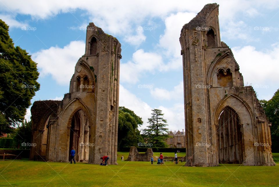 Glastonbury abbey - ancient and ruined 