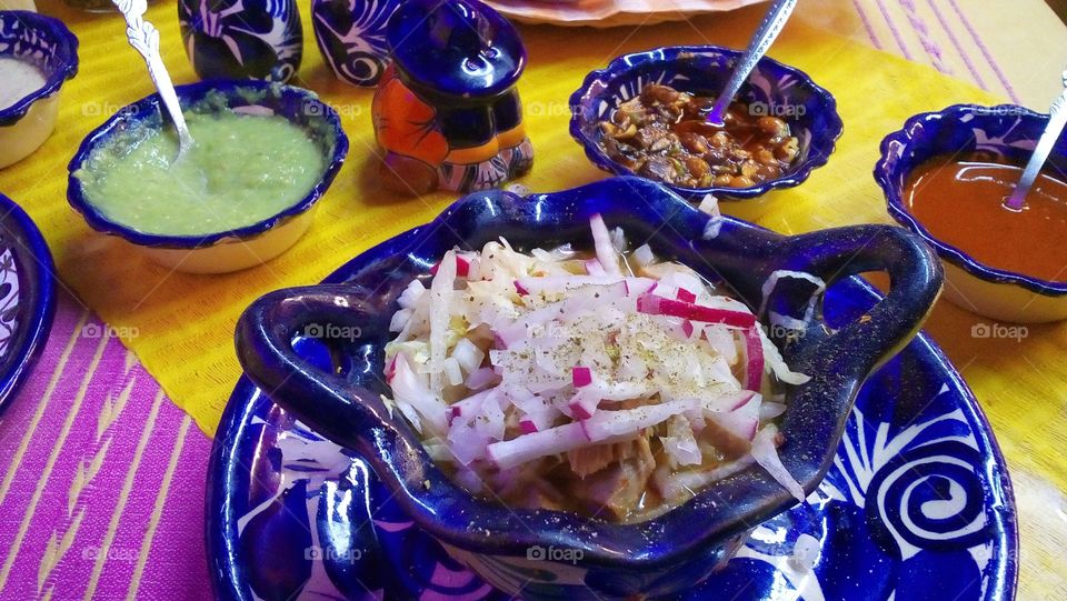 Pozole : a mexican dish