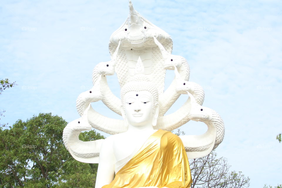 Buddha Thailand sky outdoor  Art