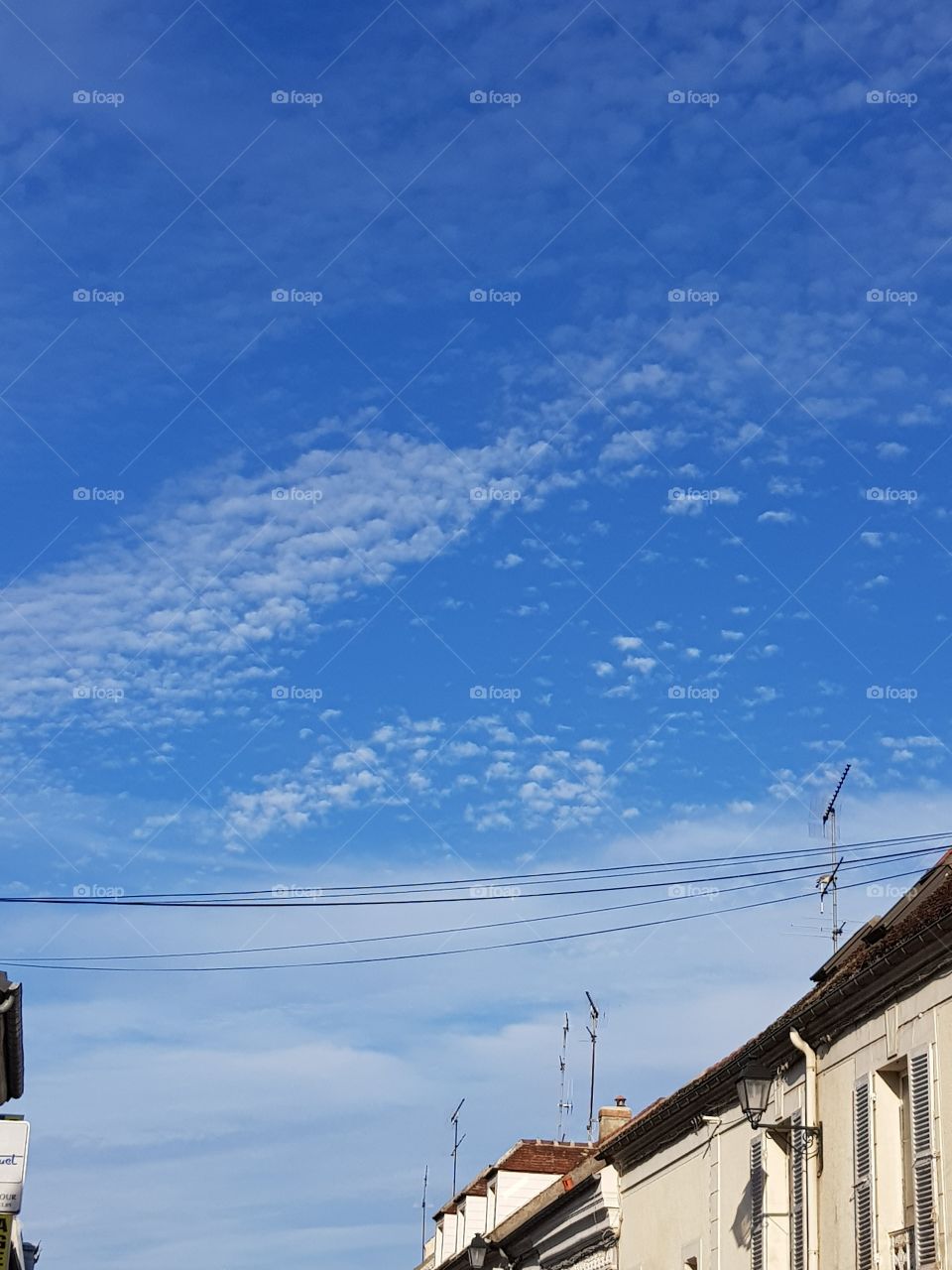 funny clouds on the sky