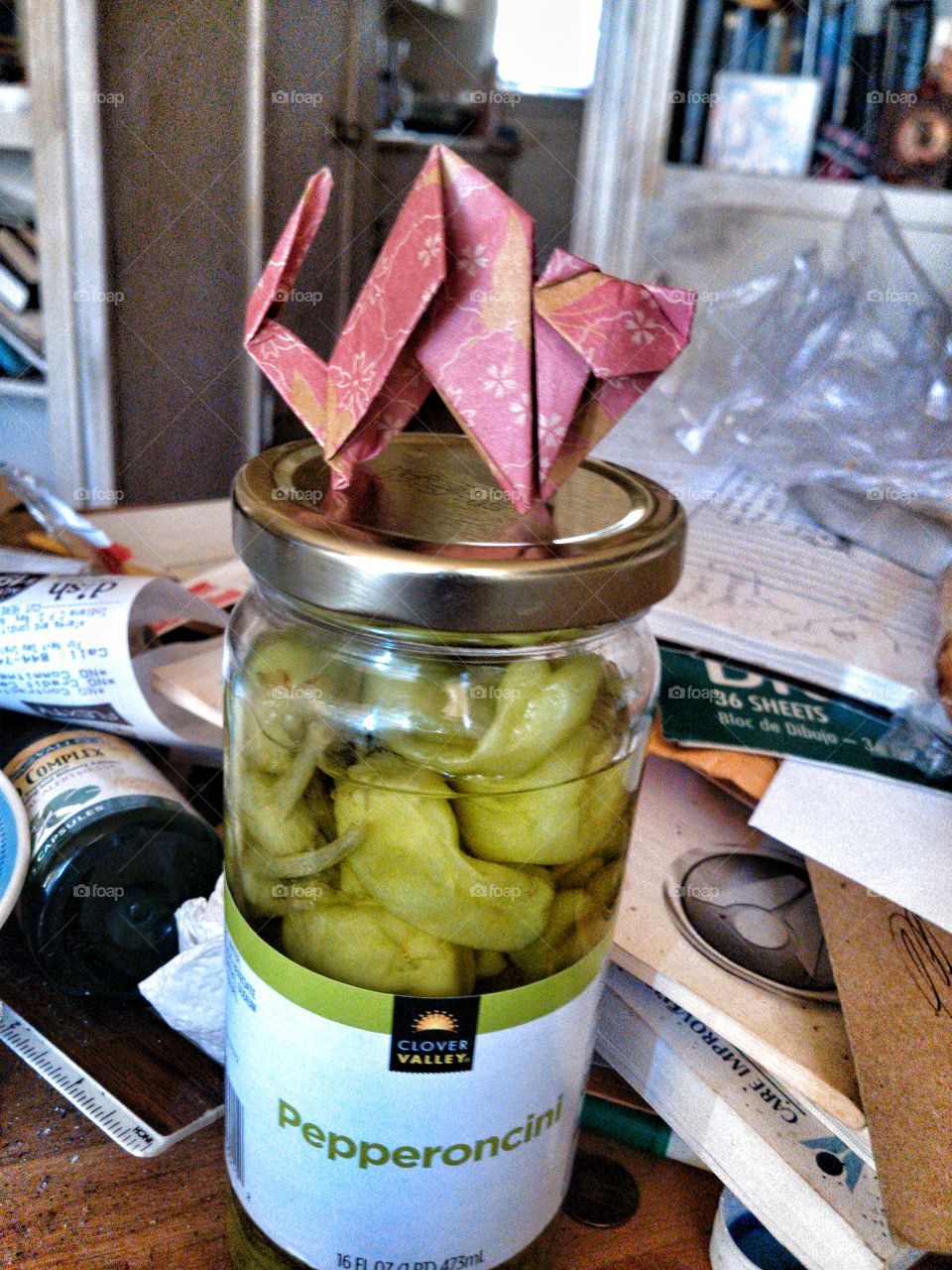 Origami on Pepperoncini