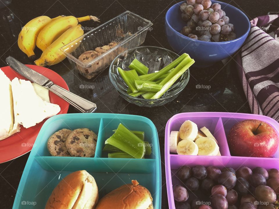 Preparing lunch