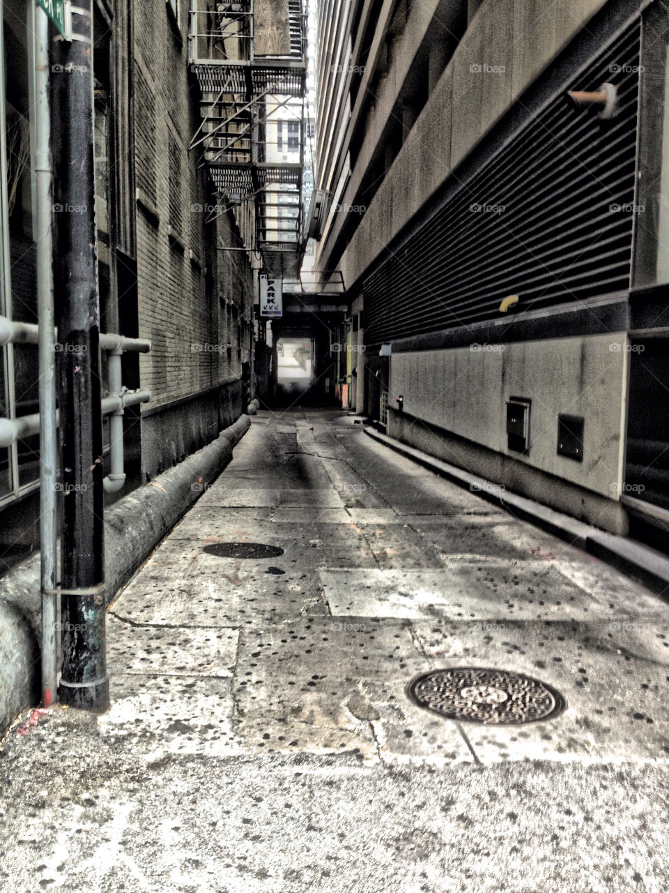 chicago street urban alley by gskee