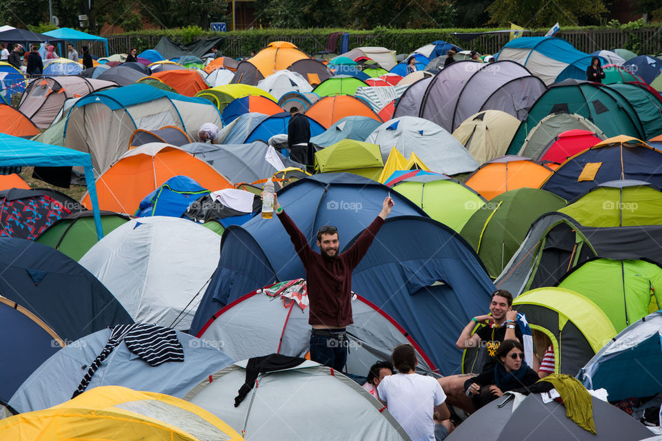 campsite of exit festival