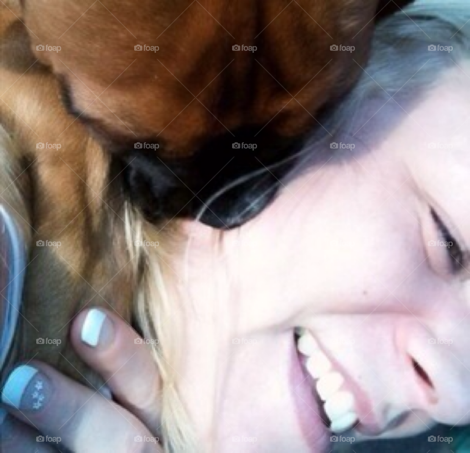 Nibble nibble . My boxer tazer & his ear obsession