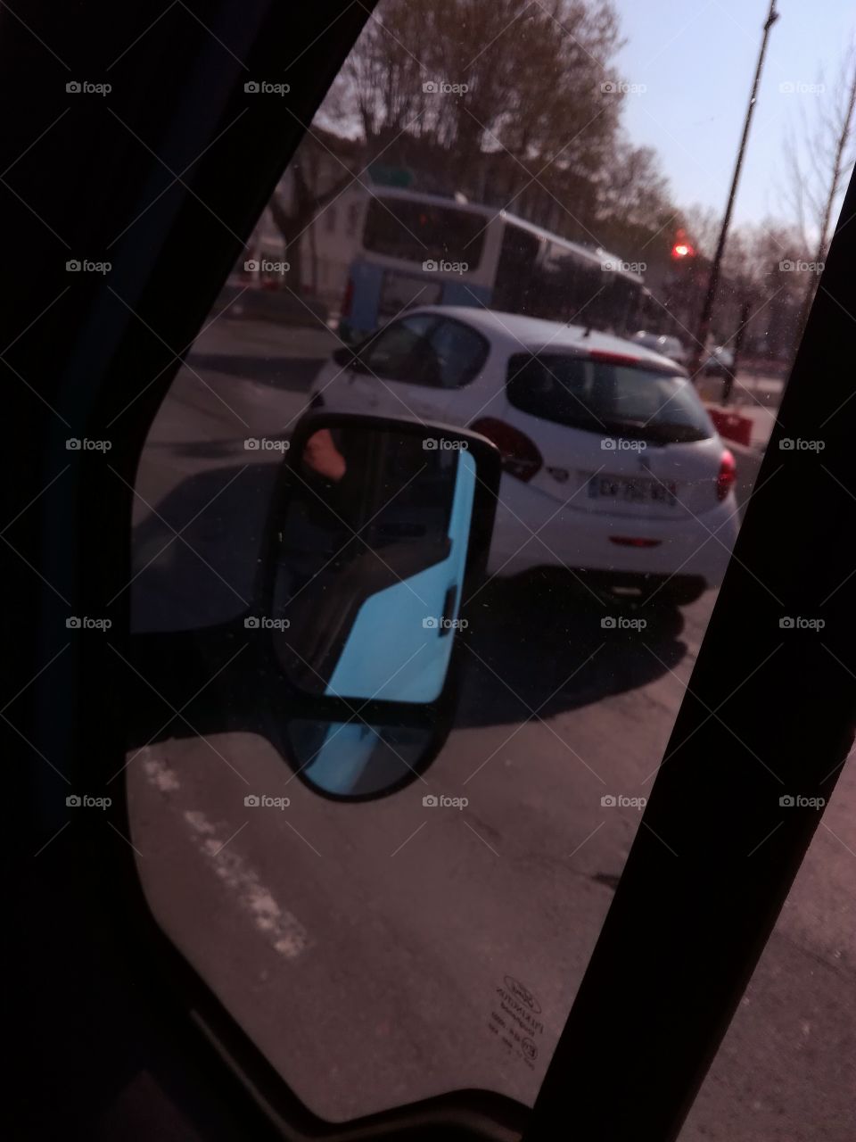 trafic, voitures, bus