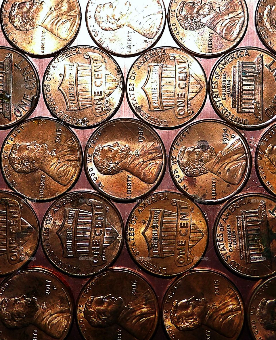 copper coins