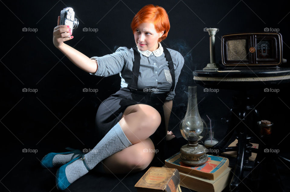 Girl Taking a Selfie