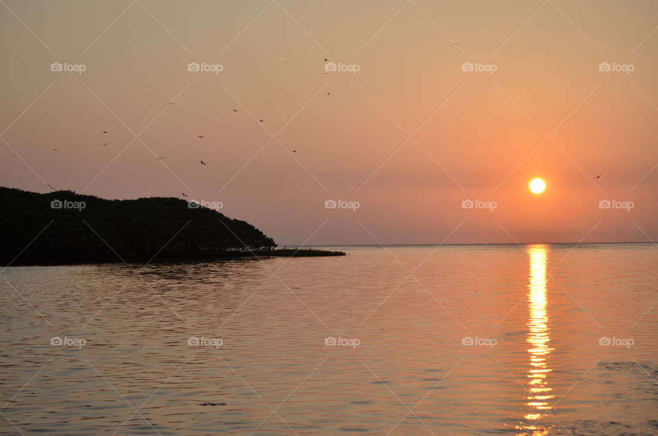 Sunset Over the Gulf