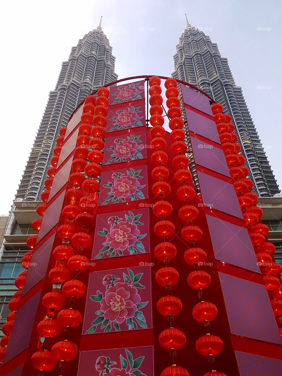Chinese New Year at Petronas Twin Towers Kuala Lumpur