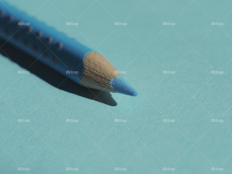 Blue pencil