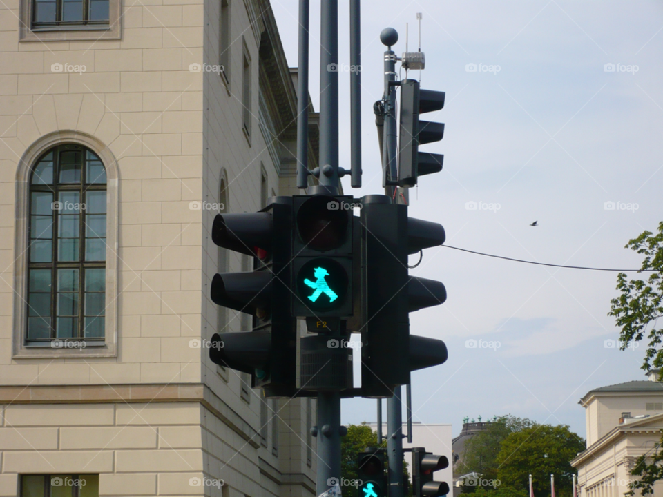 green berlin germany traffic by TurdOnTheRun