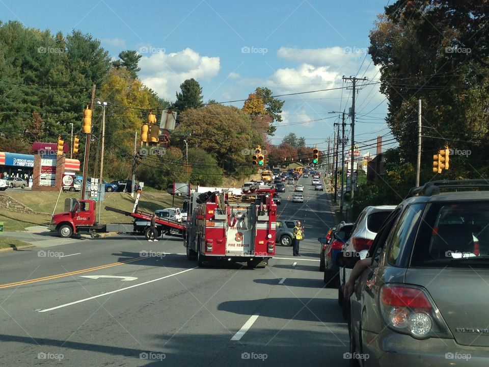 Car accident in east asheville 