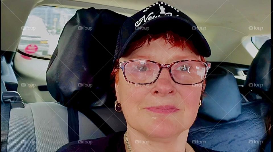 I, “Petra Schiller” a.k.a. “Maxine Firefox” am being driven home to “Borden Ave” by the “Pulaski Bridge” at “Newtown Creek” in LIC, Queens in a limousine anxiously awaiting my arrival. 2023. Hypnotic Productions