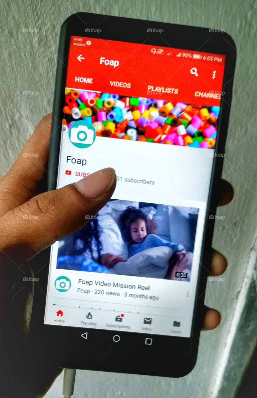 youtube foap subscribe
