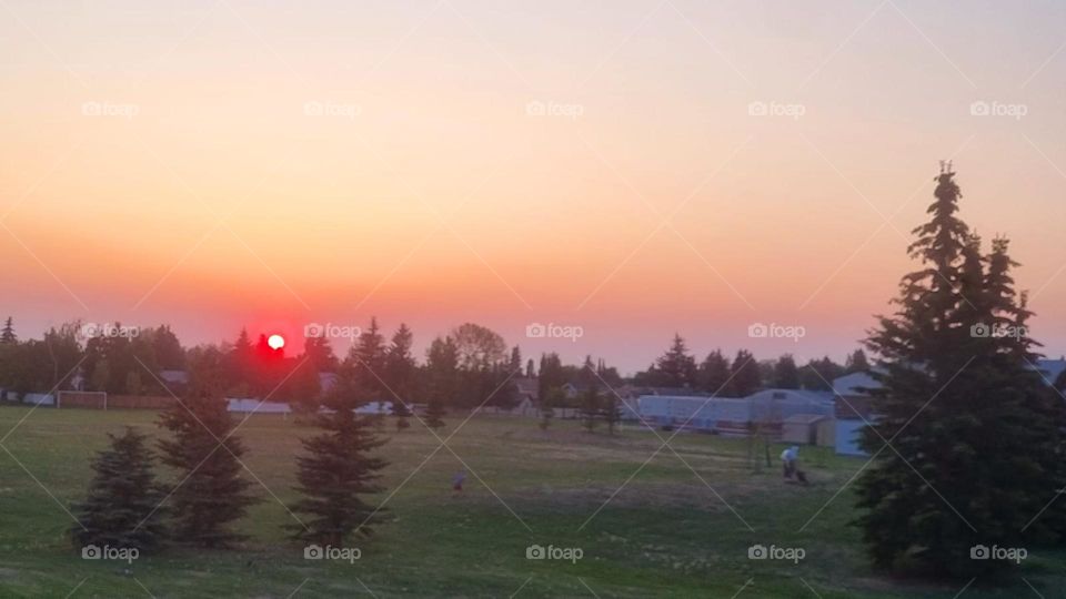 Sunset in Canada 10pm