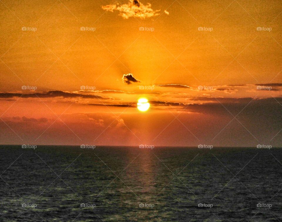 Sunset over the Atlantic Series