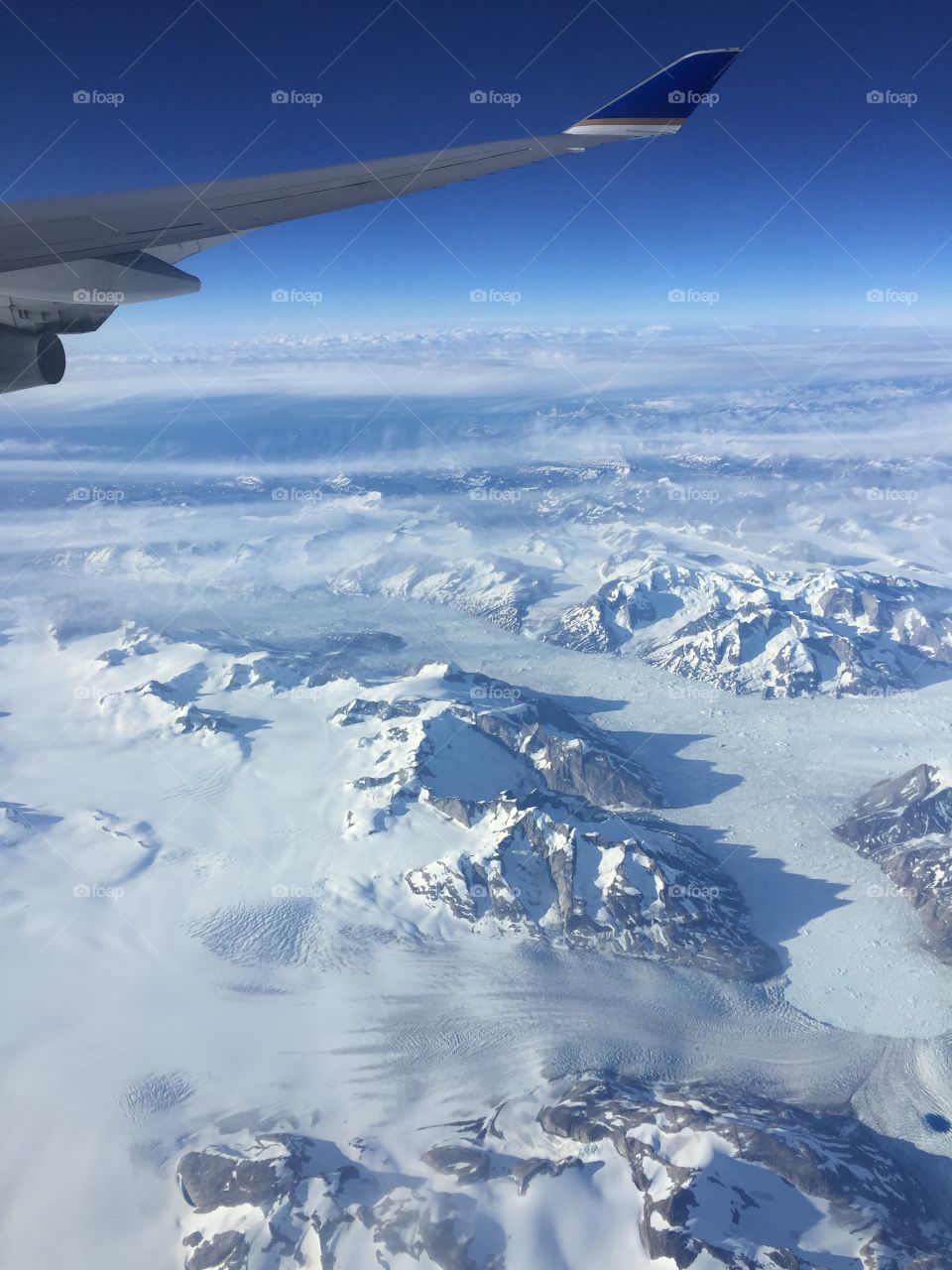 Aerial Winter landscape