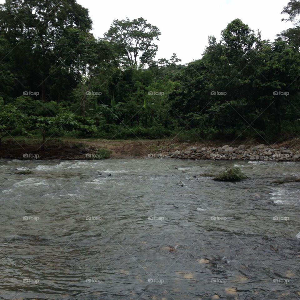 Nice river in dominican republic