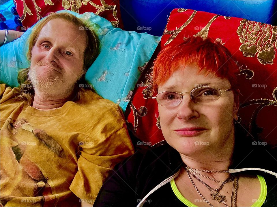 Happy together aboard the “Salvation”, our boat and our comfy spot in the World. We have what we need here and of course we have each other’s love, support and company. 2020. Hypnotic Productions