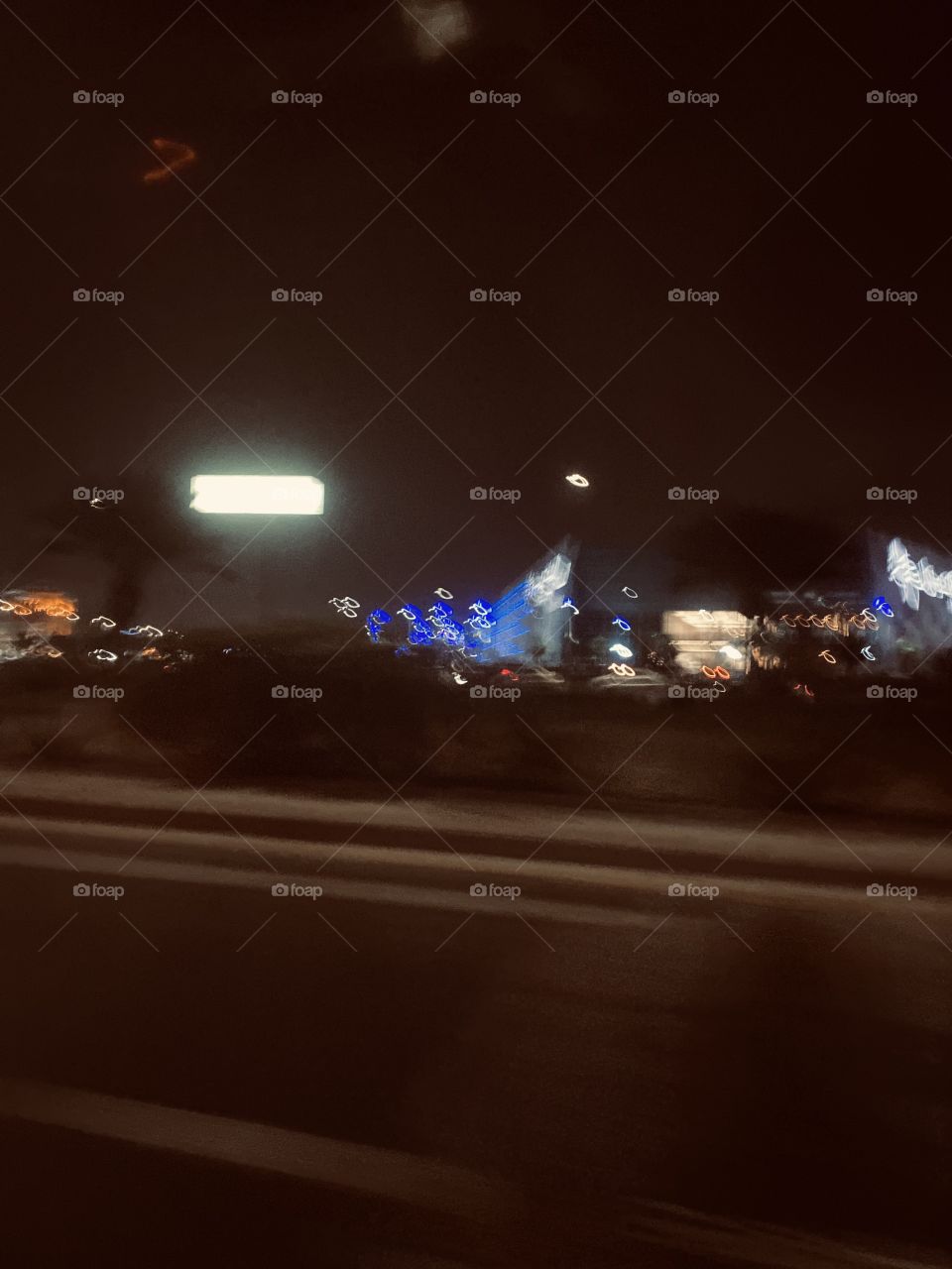 Street view in Jeddah at night 