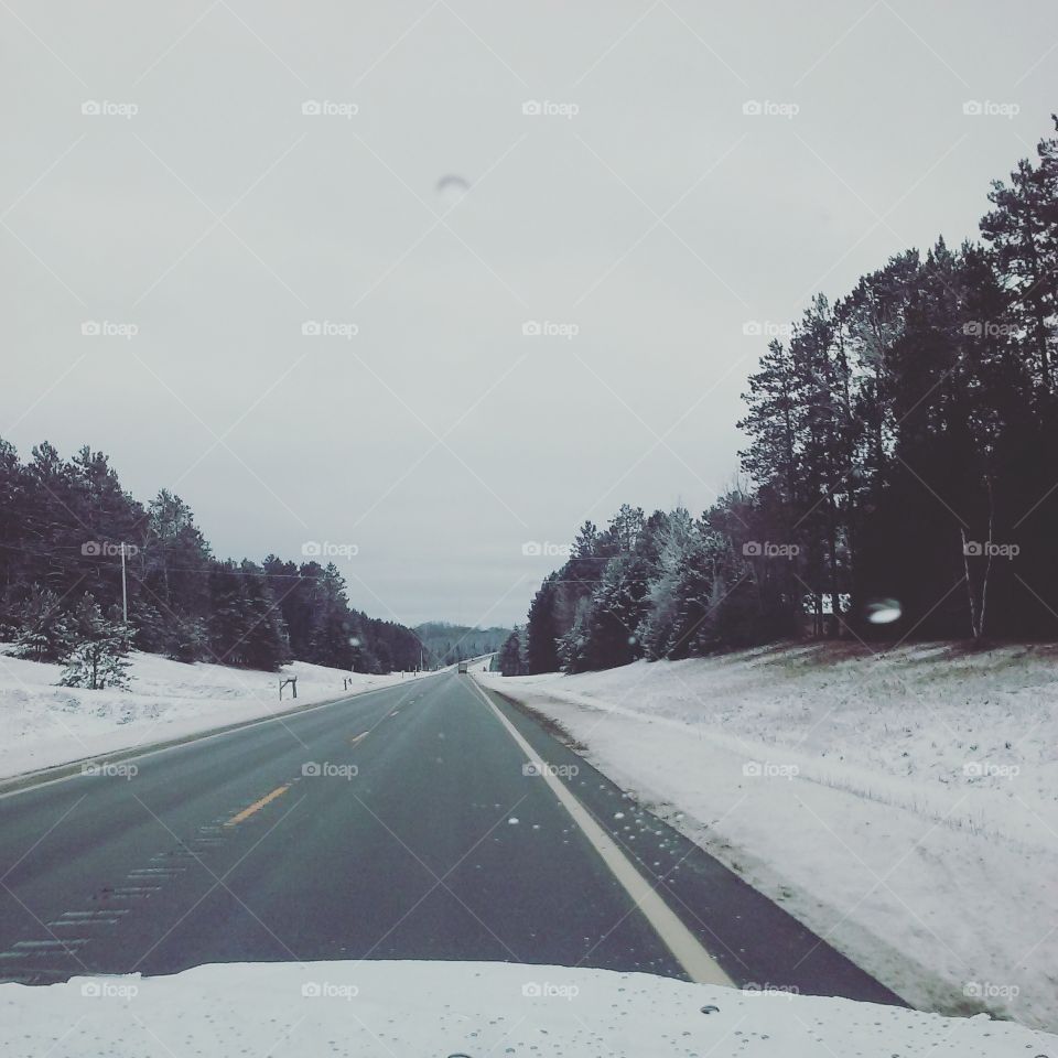Snow, Winter, Road, Frost, Cold
