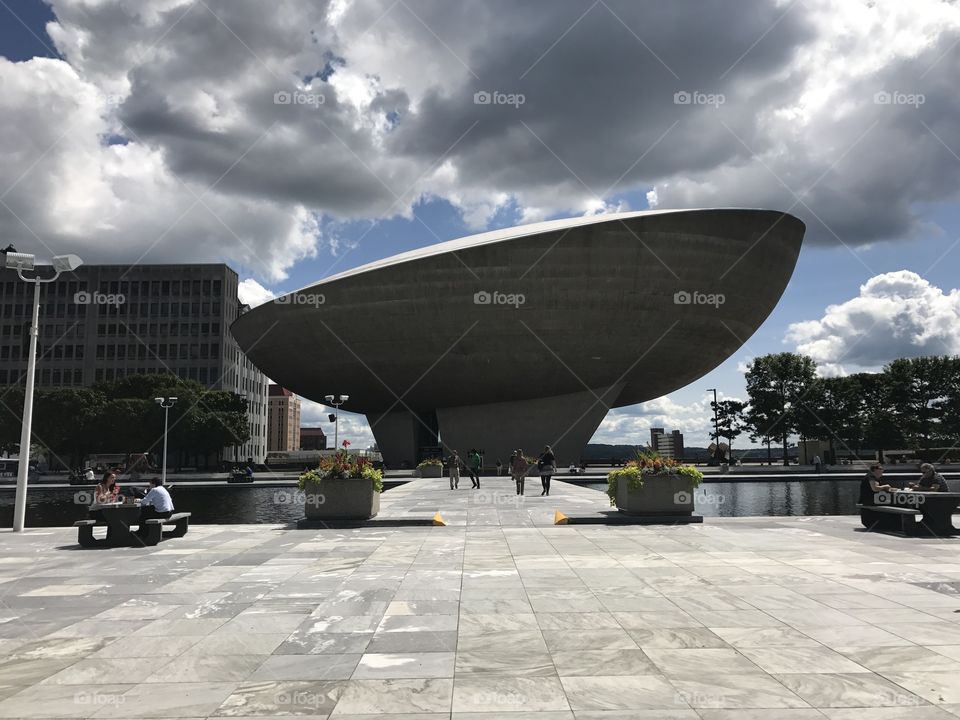 The Egg, Albany NY. You can see the NYS employees walking around. 
