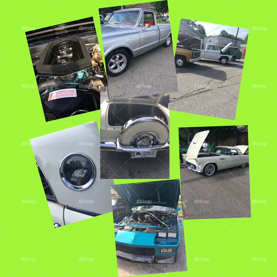 Our town so many awesome cars and trucks  at the car show, I’m an antique car fanatic!