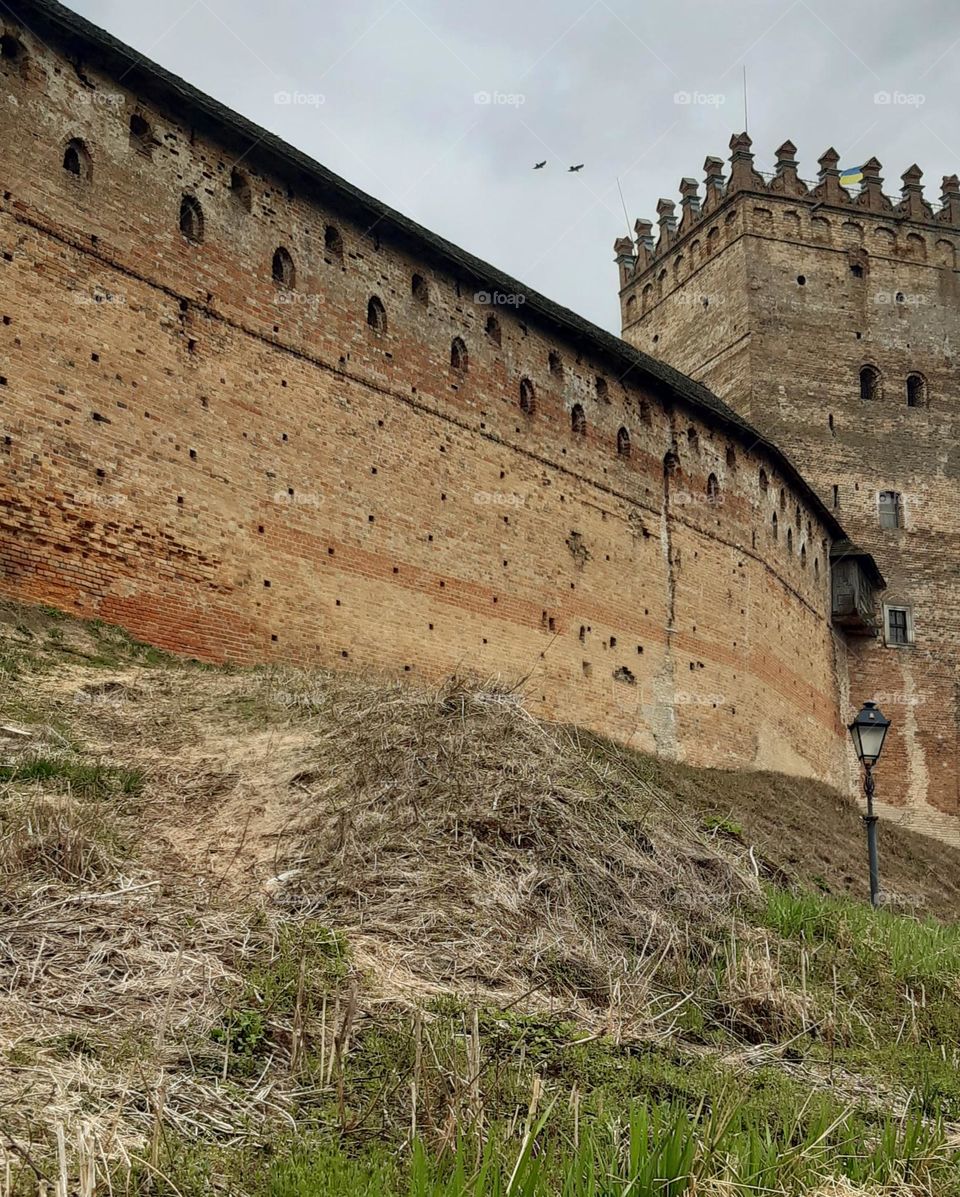 the old castle: view from the ground