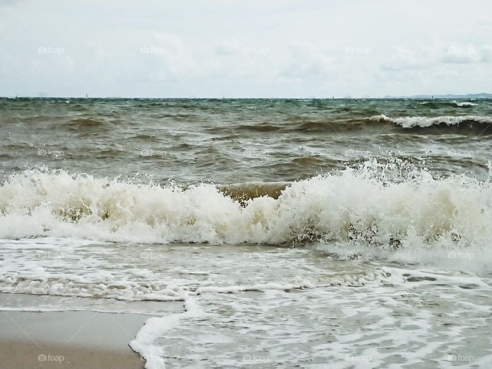 wave on the sea