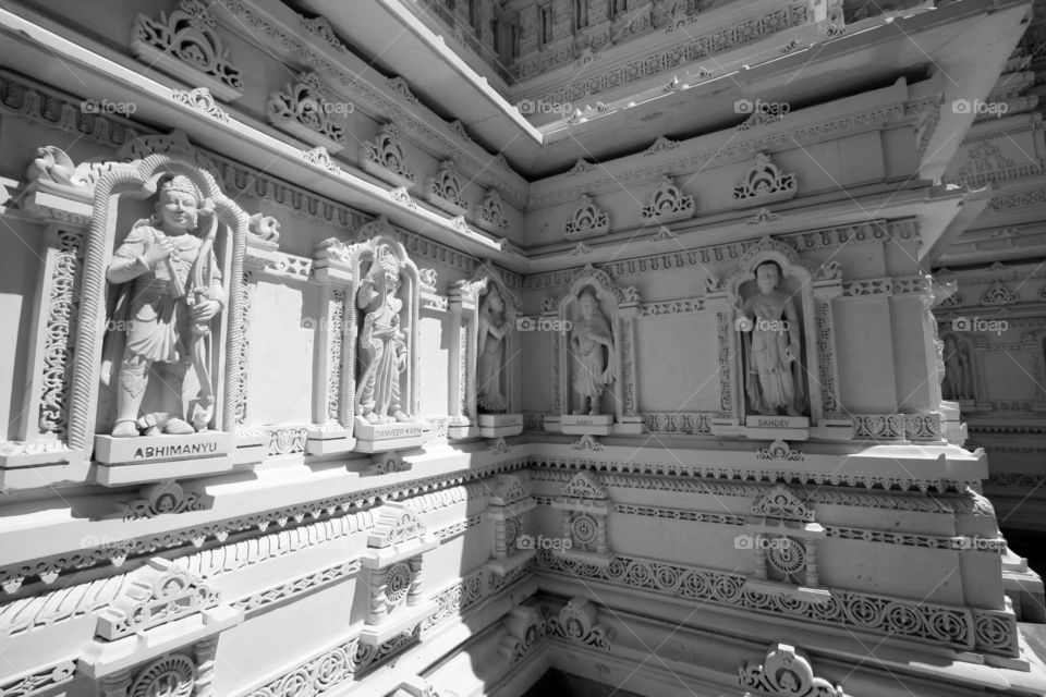 Fragment of Hindu Temple in Canada