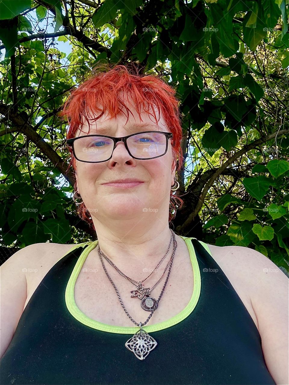 This is me. “Petra Schiller” a.k.a. “Maxine Firefox” enjoying a cool breeze aboard “Salvation”, a “28 foot 1969 Luhrs” cabin cruiser at “Newtown Creek” in LIC, Queens that is home to myself and my partner “Timothy Trespas”. 2024. Hypnotic Productions